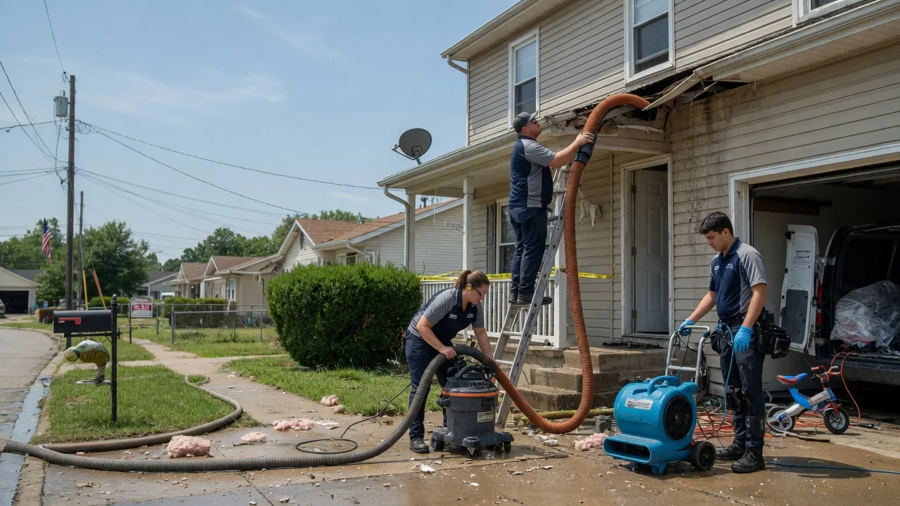 Water Damage Restoration in Dahinda, IL near me